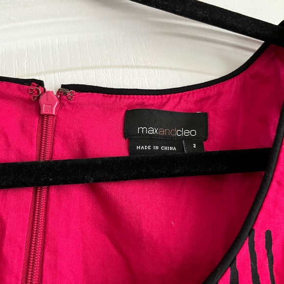 Deep pink Max & Cleo dress, size 2 #barbiecore - Picture 3 of 5